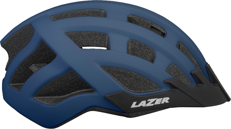 Casco LAZER Compact DLX  Matte dark blue uni size +net+led